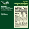 Pacific Foods Organic Cream of Mushroom Soup, 10.5 oz Can