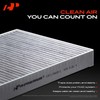 A-Premium Filtro de habitáculo de 2 piezas con carbón activado