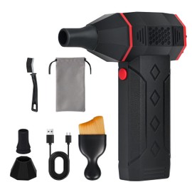 BIMEOE Compressed Air Dusters Electric Air Duster-130000RPM Super Power Air Blower, 4-Gear Adjustable Dust Blower for Computer, Keyboard, Outdoor, Desk and Car