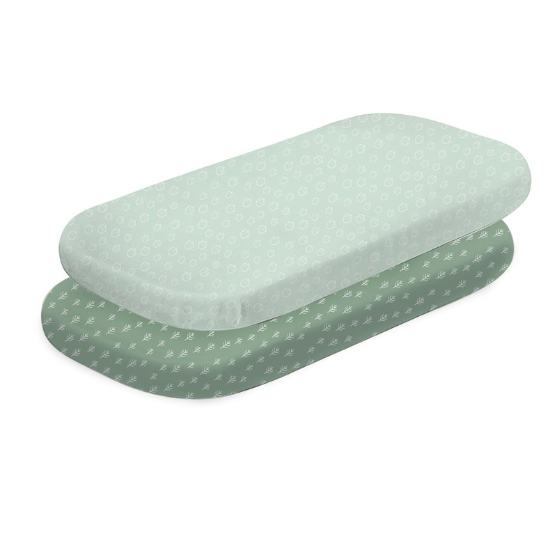2 PK Co Sleeper F Sheet Avocado/Forest