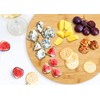 RoyalHouse Natural Bamboo Round Cutting Board for Kitchen, Chopping Boards