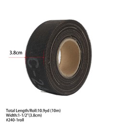 SCOTTCHEN Sanding Rolls/Plumbing Sanding Cloth 1-1/2" x 11yd (33 ft) / Plumber's Double Side Open Mesh/Aluminum Oxide Grit #240-1Roll
