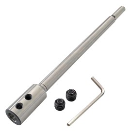 C CLINK 10" Alloy Steel Forstner Bit Extension for 3/8" Forstner Bits for Wood Turners Furniture Carpentry and Construction