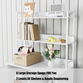 Kitty Cat Litter Box Enclosure Cabinet with Shelves, Dog Proof Corner Litter Box Furniture Wooden Cats Washroom, Large Hidden Cat Furniture with 2 Doors and Pad White