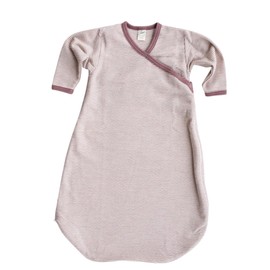 Lilano, Ringel Changing Bag, 70% Wool (kbT), 30% Silk, 210 g/m² (Mauve/Natural, 86-92)