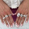 Gold Rings for Women Chunky Statement Ring Stackable Knuckle Ring