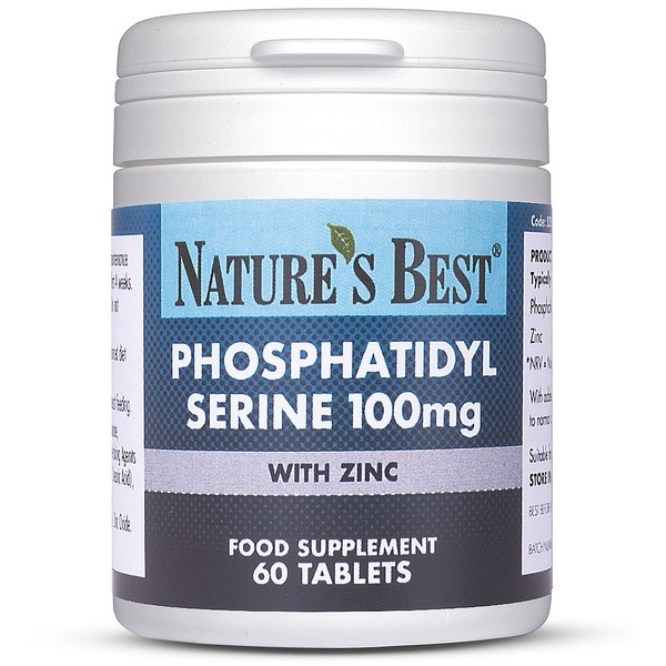 Natures Best Phosphatidyl Serine 100mg, Contributes To Normal Cognitive Function*, 60 TABLETS
