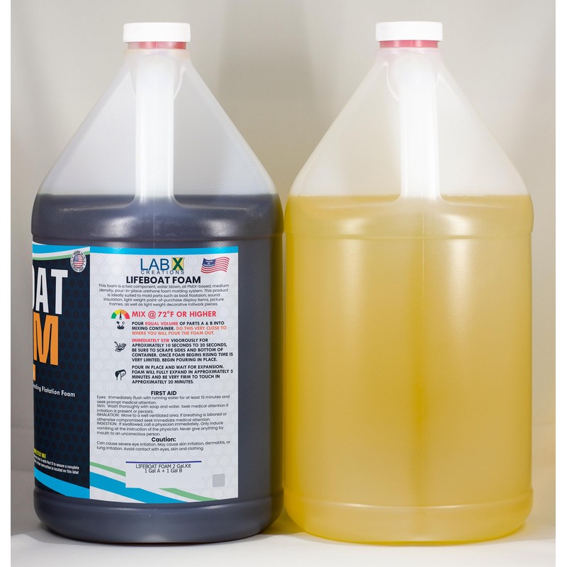 Lifeboat Urethane Pour Foam - 2lb Density - 2 Gallon