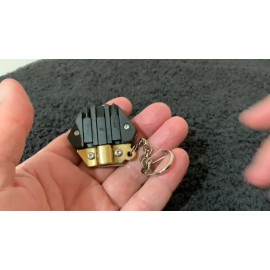 Unbranded Gold HEX 2 Blade 3 Tools Keychain