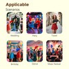 AYTHSRIC 2Pcs Popping Clacking Fan for Line Dancing & Where