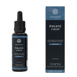 Fulvic Liquid - Acid Fulvic - Life Elixir 50 ml | Natural Detox Solution | Supports Skin Care, Energy & Immune System | Highly Concentrated Fulvic Acid Elixir