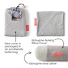 bbhugme® Nursing Pillow ™ Spare Pillow Cover (Grey Melange)