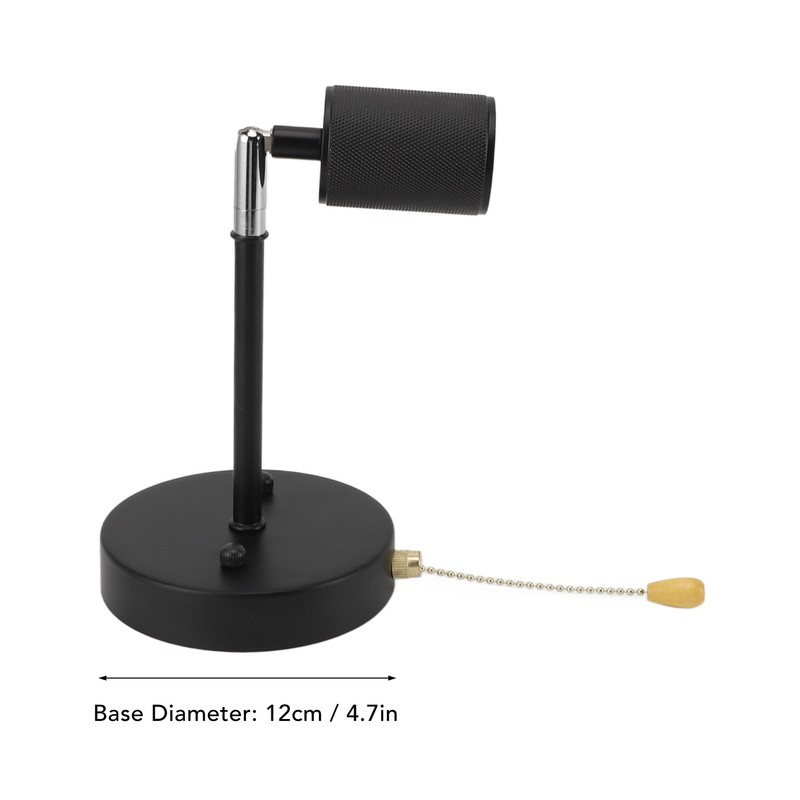 Rustic Wall Sconce Retro Pull Chain E26 Adjustable Up Down