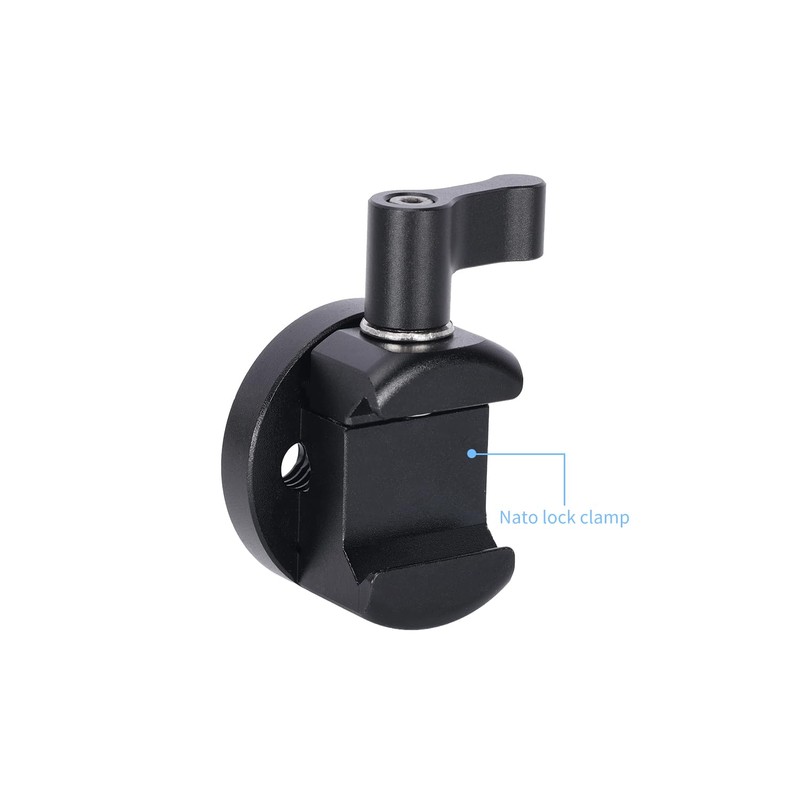 NICEYRIG NATO Clamp 1/4"-20 ARRI Positioning Screw Hole for COLBOR