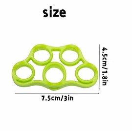 Finger Stretcher Trainer, Pack of 3 Finger Strength Trainer, Finger Stretcher Frame for Forearm Exercise, Guitar, Finger, Wrist Climbing Exercise, Fitness Equipment