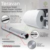 Teravan 201 Stainless Steel Spring-Loaded Replacement Toilet Paper Roller with
