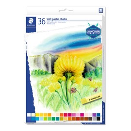 Staedtler Karat 2430 Soft Pastel Chalk Box - Assorted Colours (Pack of 36)
