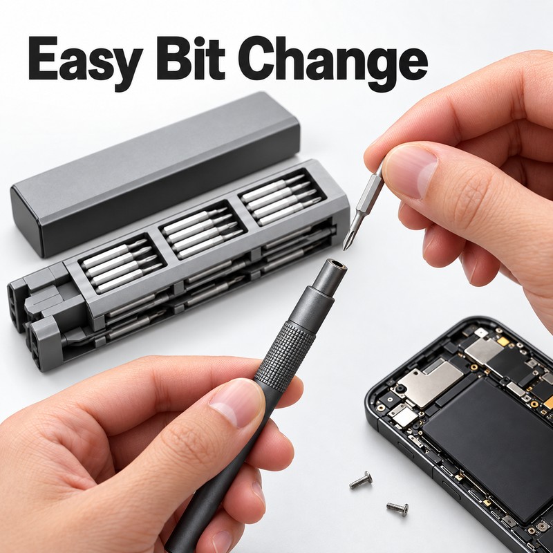 46-in-1 Precision Screwdriver Set – Mini Repair Tool Kit for