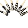 Global Crafts KNB004-S3 - Handmade Bone Appetizer Spoon Set -