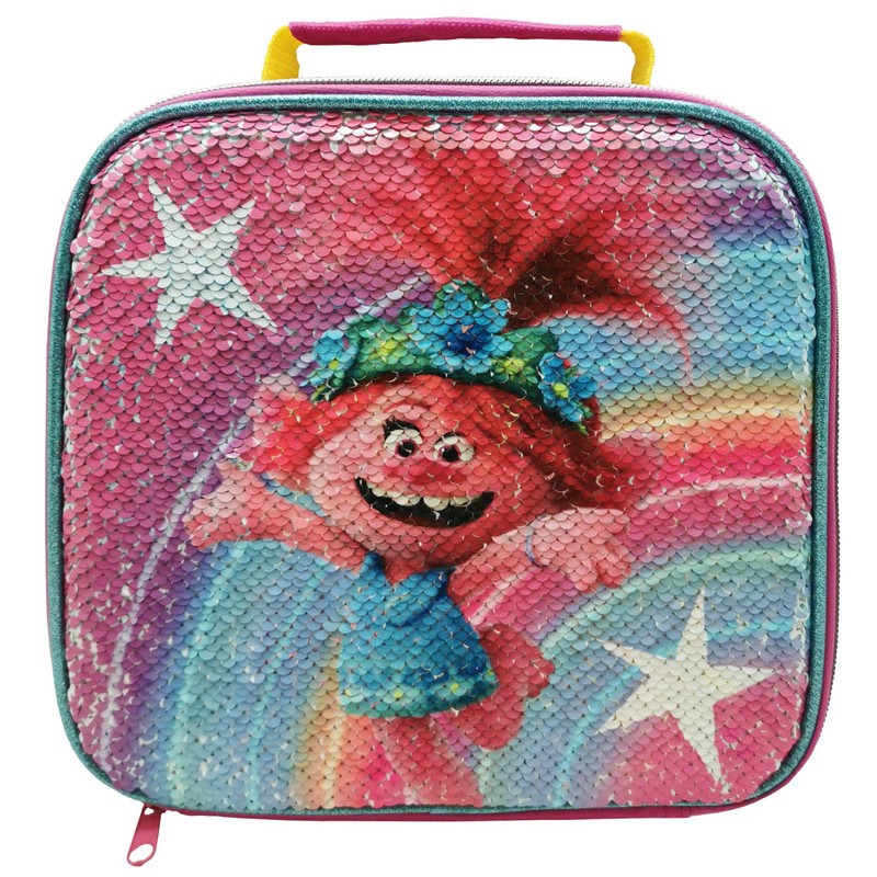Trolls Insulated Lunch Bag-Offical Merchandise by Polar Gear, 600D Polyester,
