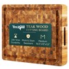 Yes4All Durable Teak Cutting Boards for Kitchen, [17''L x 13''W