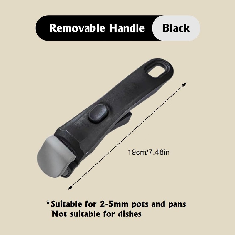 Pfannenset Abnehmbarer Griff Universal, Replacement Pan Gripper Removable Pot Handle