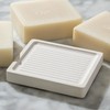 White Diatomite Soap Dish - Modern Minimalist Design - Premium