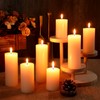 MTLEE 36 Pcs Pillar Candles Bulk Unscented Candle Set 38