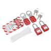 Electrical Lockout Tagout Kit with Safety Padlocks Hasps Loto Keys