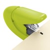 Plus Paper Clinch Compact Staple-Free Stapler, Heavy Duty, Green