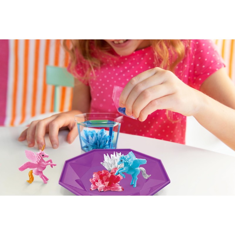 4M 403928 Crystal Growing Unicorn Land Terrarium, Mixed Colours