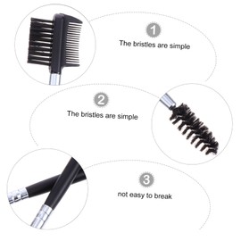 Beavorty 6pcs Dual- Eyebrow and Eyelash Comb Brush Professional Makeup Grooming Tool for Shaping and Separating Lashes and Comfortable for Daily Use