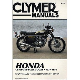 BEST HONDA CB550 SOHC FOURS MOTORCYCLE REPAIR SHOP & SERVICE MANUAL - Years 1974, 1975, 1976 1977 & 1978