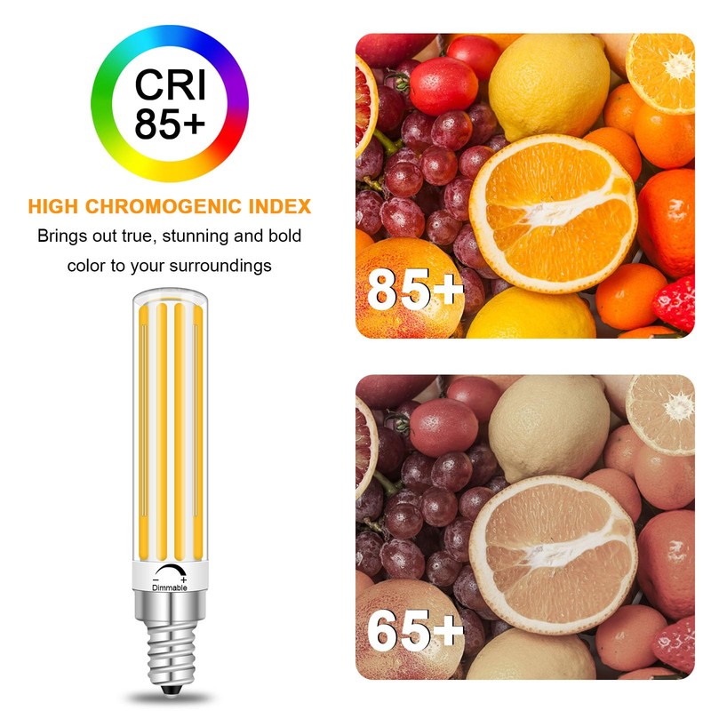 TRIJZHOU E12 LED Bulbs Dimmable 120V 150W Equivalent Energy Saving