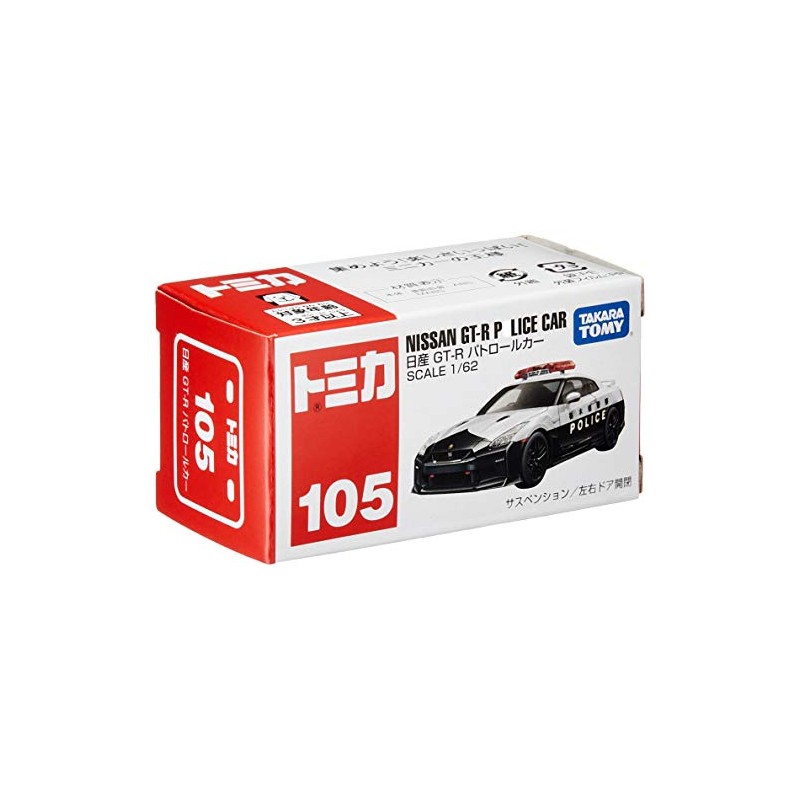 Tomica Takara Tomy Tomica No.105 Nissan GT-R Patrol Car (Boxed)