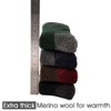KAVANYISO Men's Merino Wool Hiking Socks Breathable Athletic Crew Thicken(1Pairs