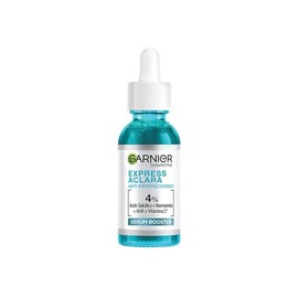Garnier Express Aclara Sérum Anti Imperfecciones, con Concentrado de Vitamina C, Ácido Salicílico y Niacinamida para Piel Grasa y/o con Tendencia al A