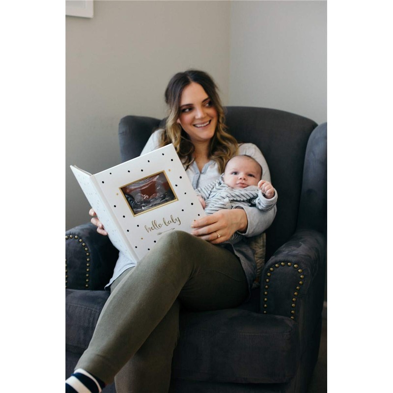 Pearhead Hello Baby First 5 Years Memory Book, Gender-Neutral Baby