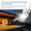 Outdoor Security Camera 2K 360 Degree Motion Detection Intelligent Alarm