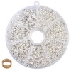 Beadnova 2600 pcs Silver & Gold Plated Open Jump Ring