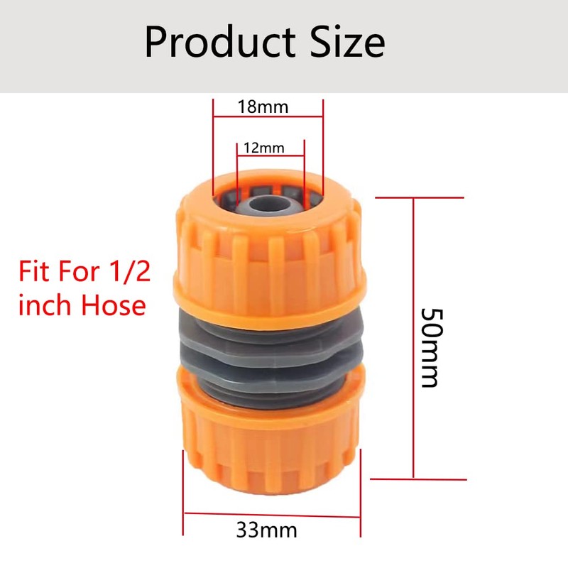 CL-Link 8 pcs Hose Connector Double Plug Hose Connector for