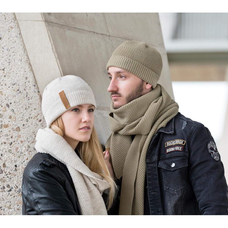 KNIT FACTORY - Jazz Scarf - Knitted Scarf for Men