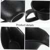 LALADEFIEE Black Gravy Boat - Mini Pourer for Home Tableware
