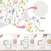 Deorfuy Swedish Dishcloths for Kitchen, 6PCS Wildflower Cellulose Sponge Reusable