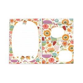 Letter Pad with Envelope for Kids Fairy Fairy Stationery Set for Girls (A5 Pad with 25 Sheets + 15 Envelopes)