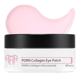 60PCS PDRN Collagen Eye Patches,Under Eye Gel Patches & Masks for Puffy Eyes,Wrinkles and Eye Bags Removal,Anti Wrinkle Eye Cream with Collagen,Reduce Dark Circles,Eye Care Product,Firming,Pink