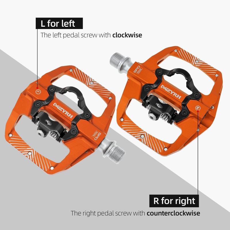 MZYRH Pedal,MTB Mountain Bike Pedals Compatible with Dual Function Sealed