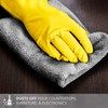 Towelogy® Microfibre Cleaning Cloths Grey 420GSM Large Thick Ultra Absorbent
