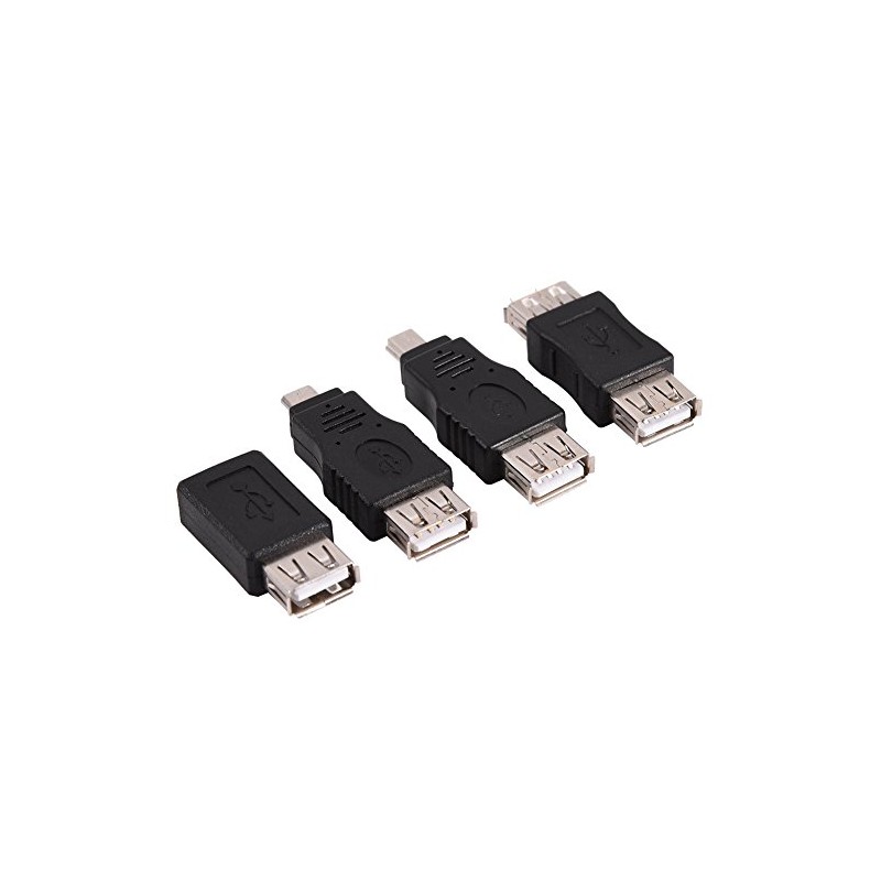 Fosa Pack of 12 Pcs Múltiples adaptadores USB 2.0 Convertidores