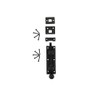 STALLION HARDWARE Heavy-Duty Iron Slide Bolt Latch - Black Powder